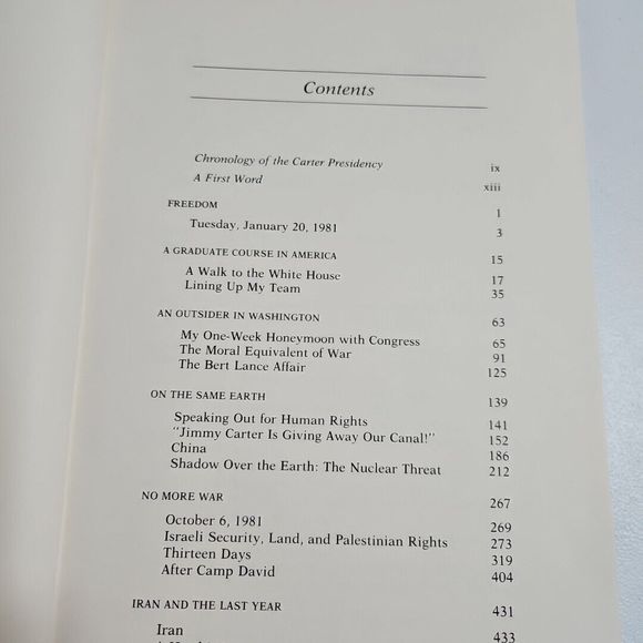 KEEPING FAITH MEMOIRS OF A PRESIDENT  Jimmy Carter 1995 Bantam books hardback - Picture 13 of 16